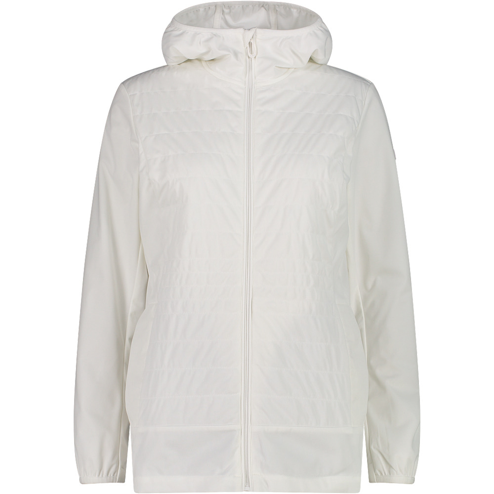 Woman jacket fix hood chaqueta outdoor mujer Blanco (36)