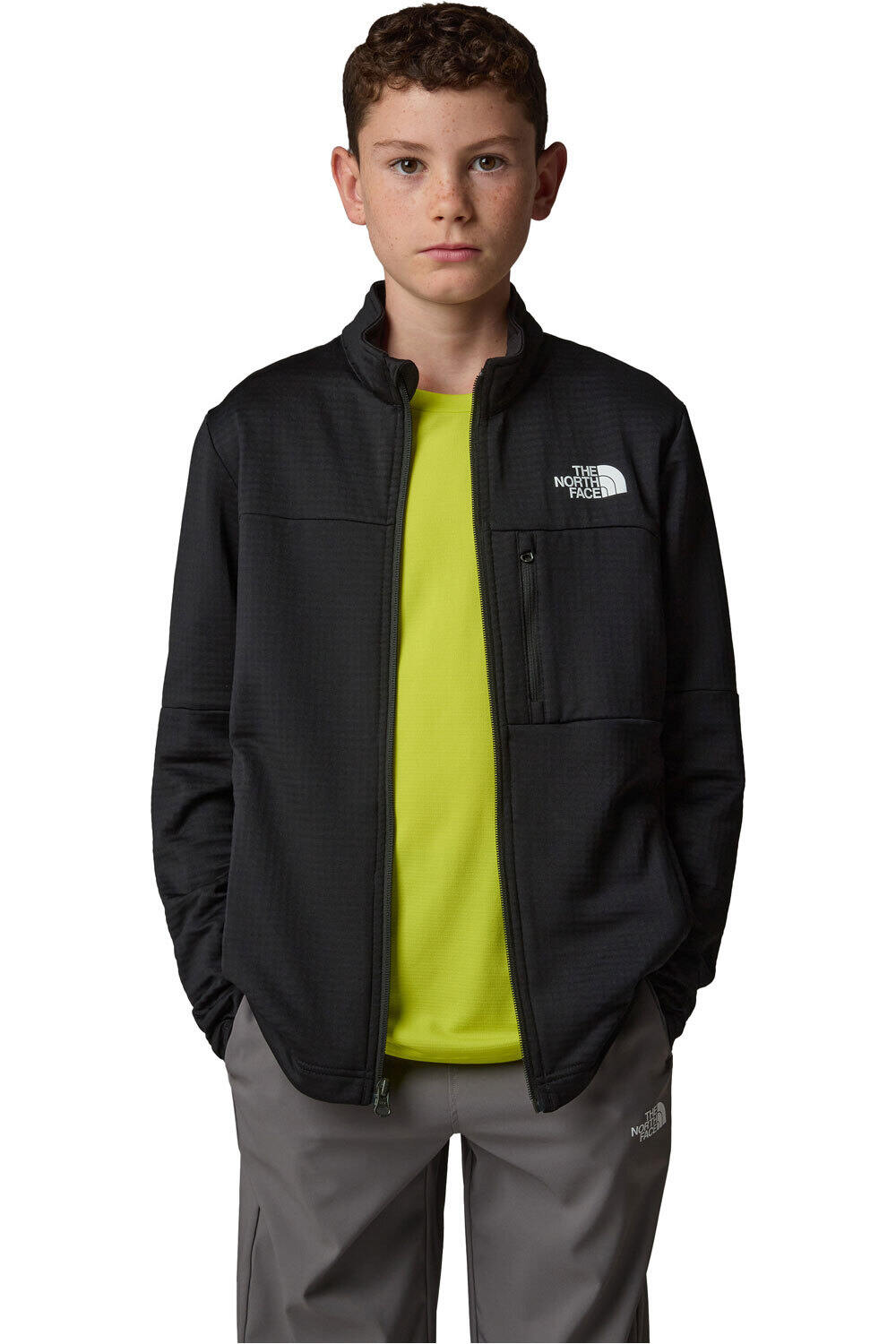 The North Face hike midlayer forro polar niño