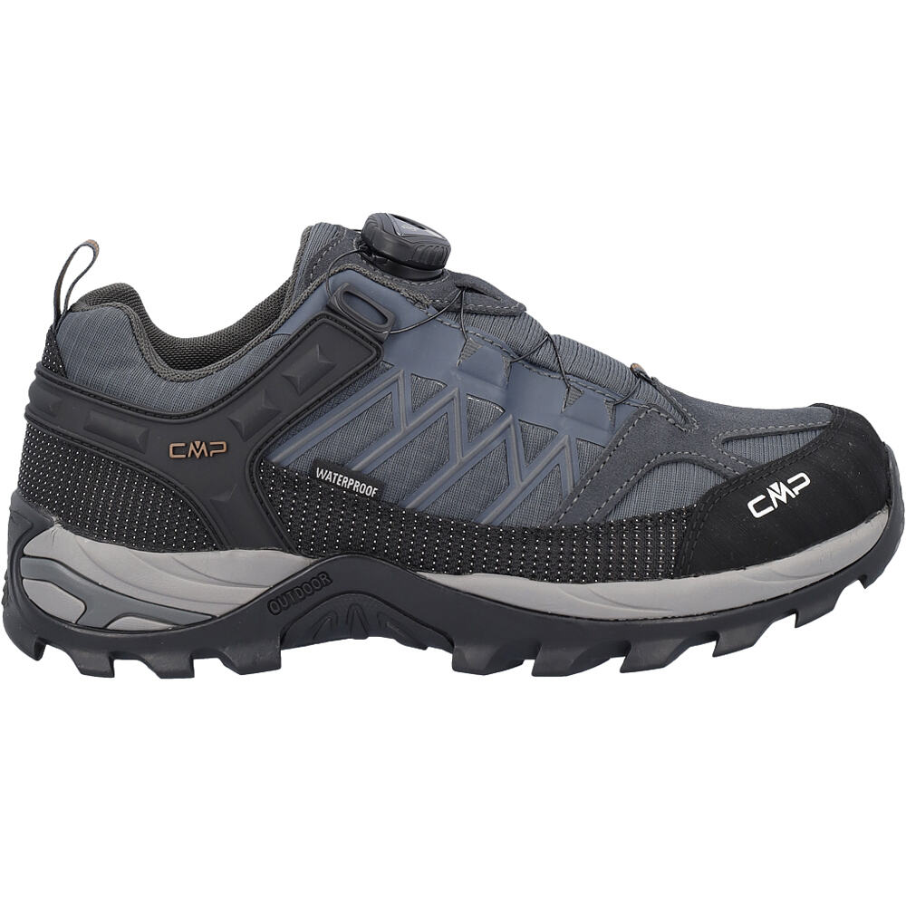 Rigel low waterproof zapatilla trekking hombre Gris (41)