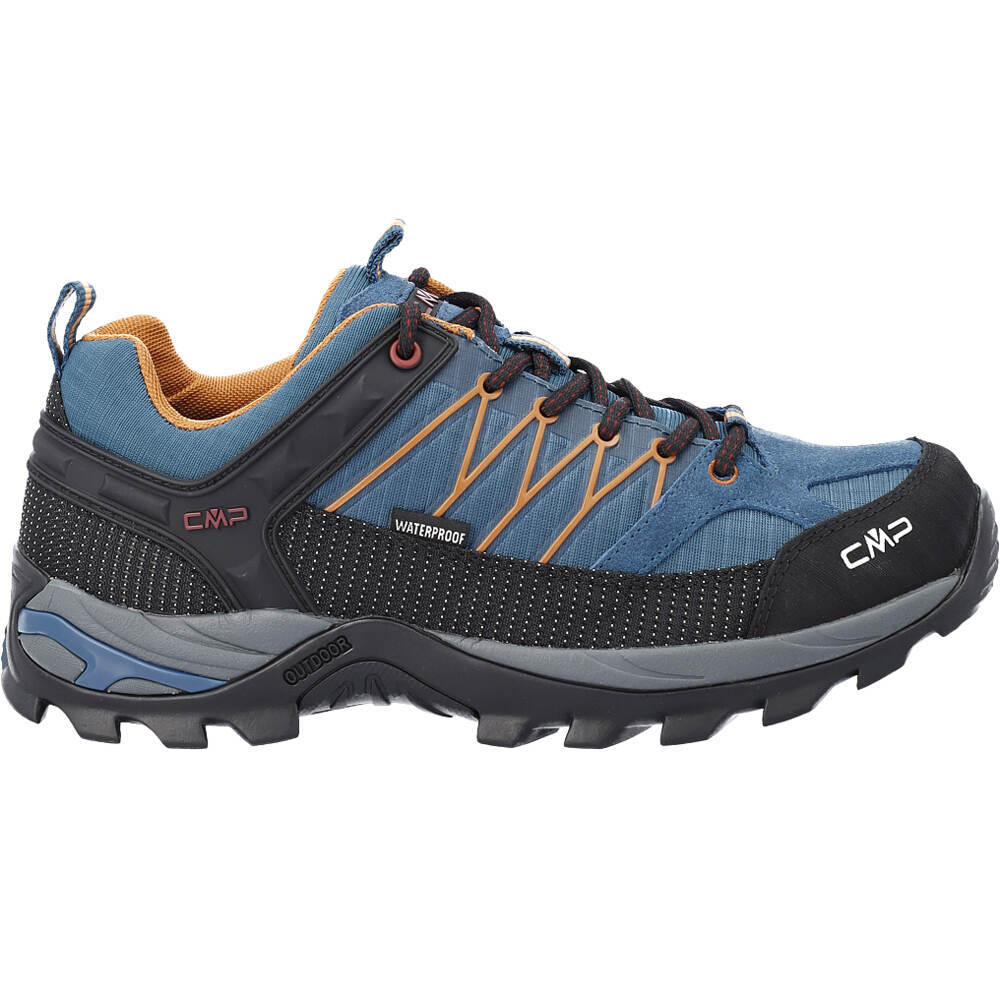 Rigel low waterproof zapatilla trekking hombre Azul (45)