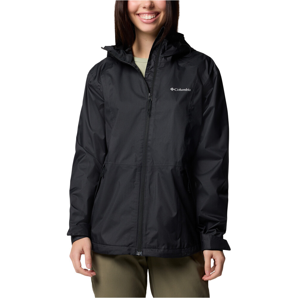 Inner limits iii chaqueta impermeable mujer Negro (XS)