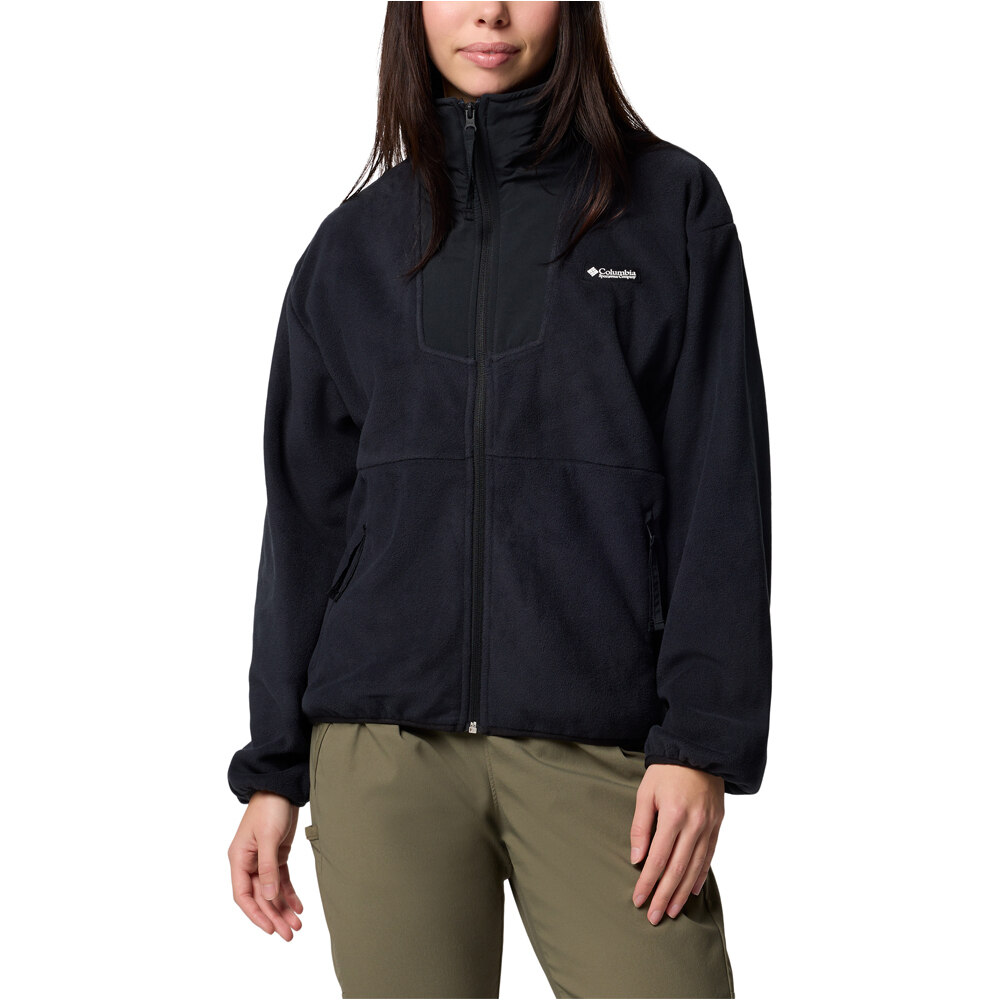 Sequoia grove forro polar mujer Negro (L)
