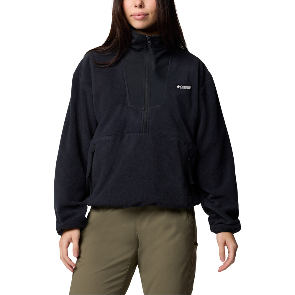 Sequoia grove forro polar mujer Negro (L)