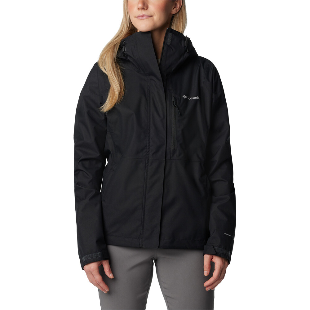 Hikebound ii chaqueta impermeable mujer Negro (XS)