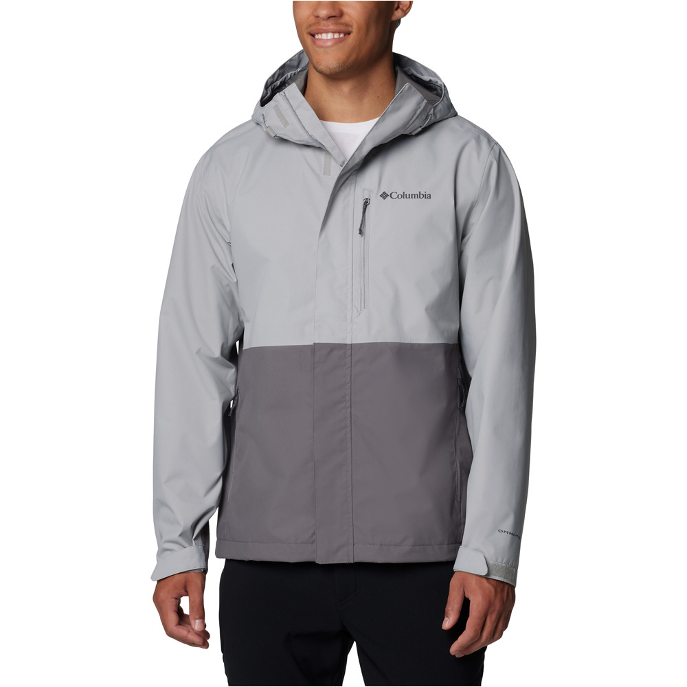 Hikebound ii chaqueta impermeable hombre Gris (L)