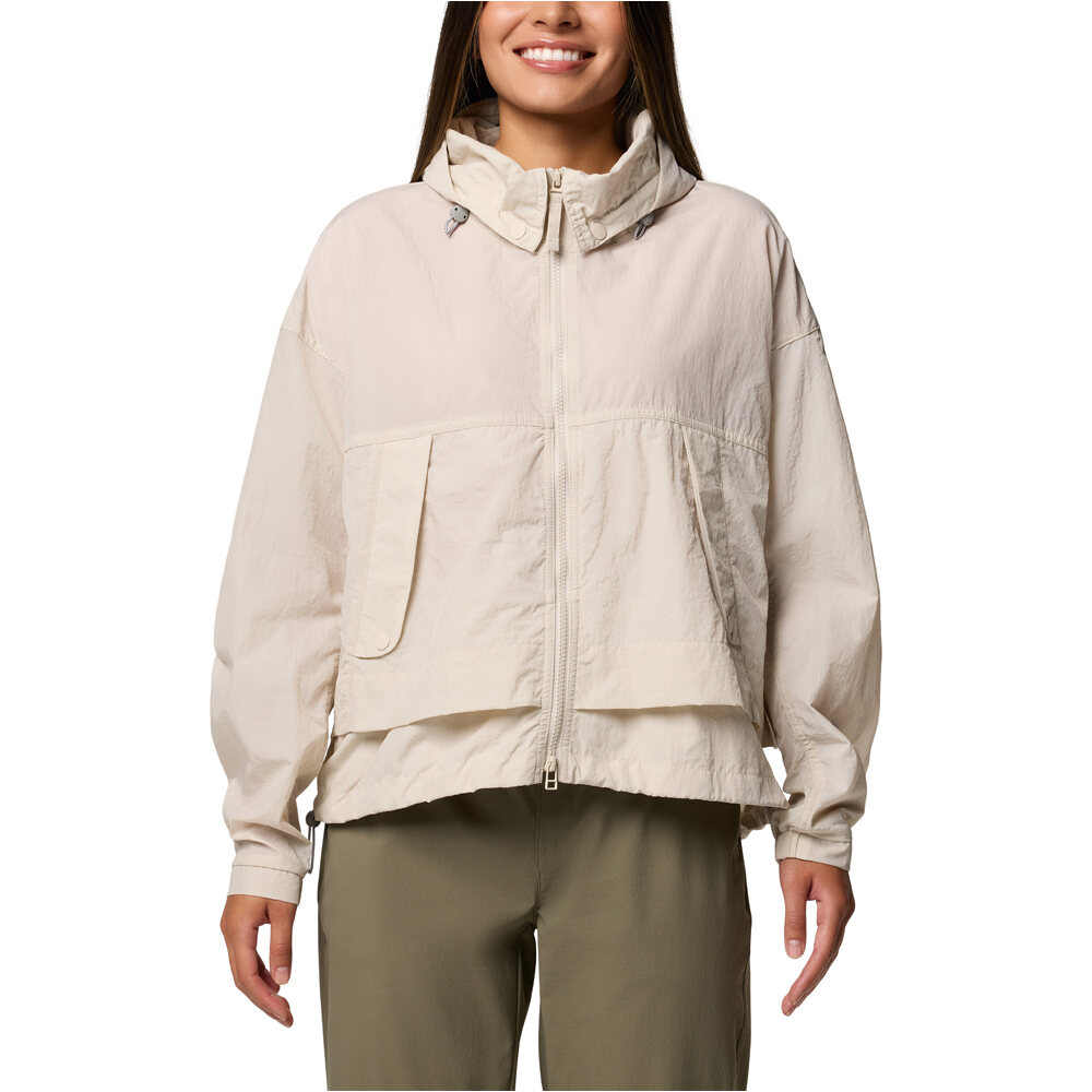 Paracutie ii windbreaker chaqueta softshell mujer Marron