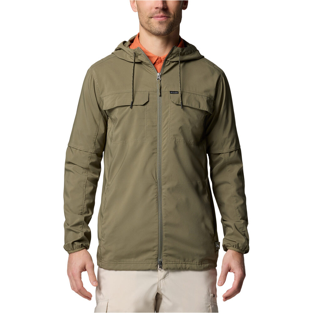 Skien valley camisa montaña manga larga hombre Verde (S)