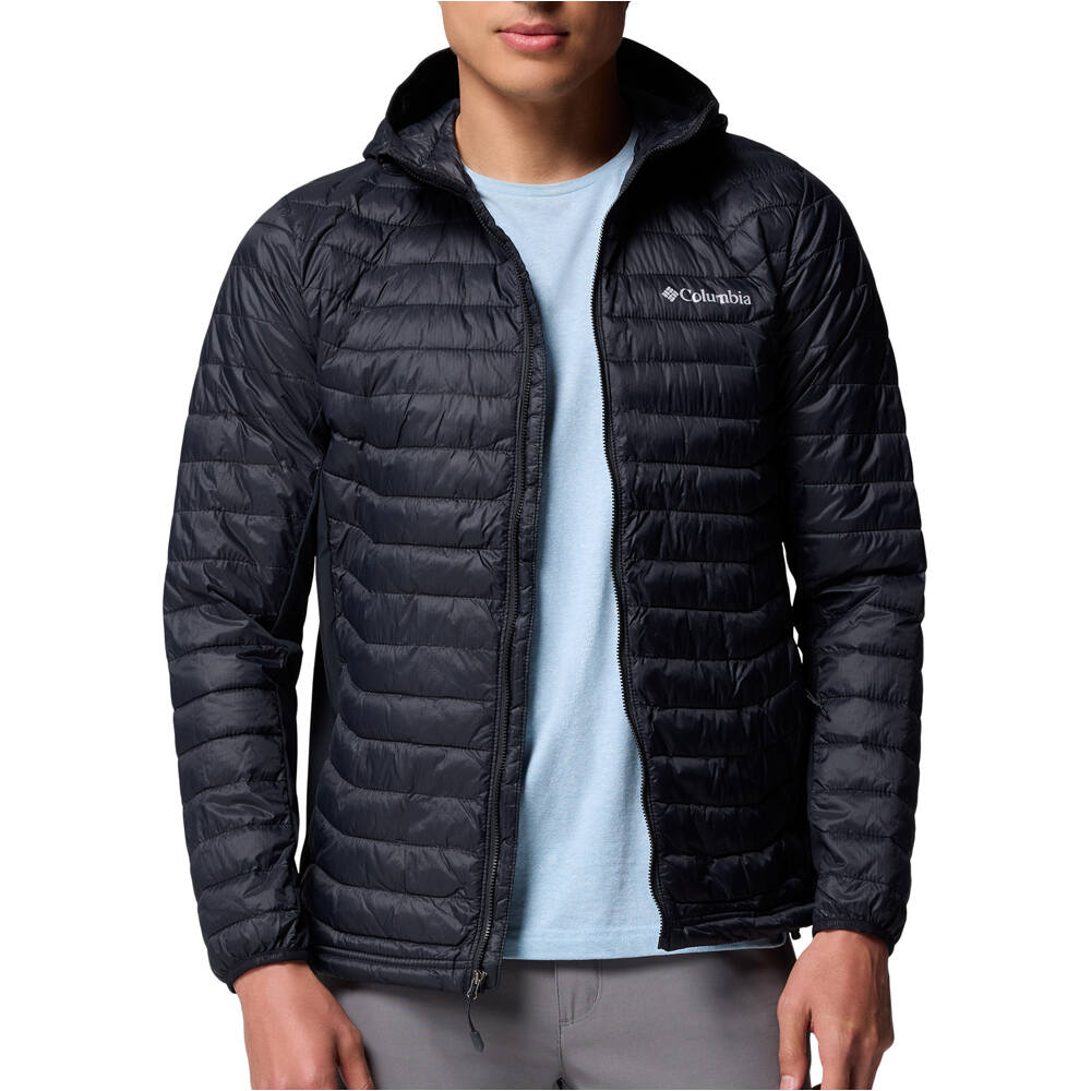 Powder pass chaqueta outdoor hombre Negro (L)