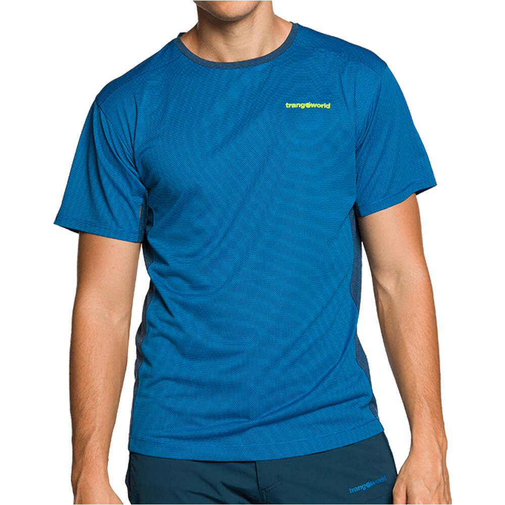 Ritsem camiseta montaña manga corta hombre Azul (XL)