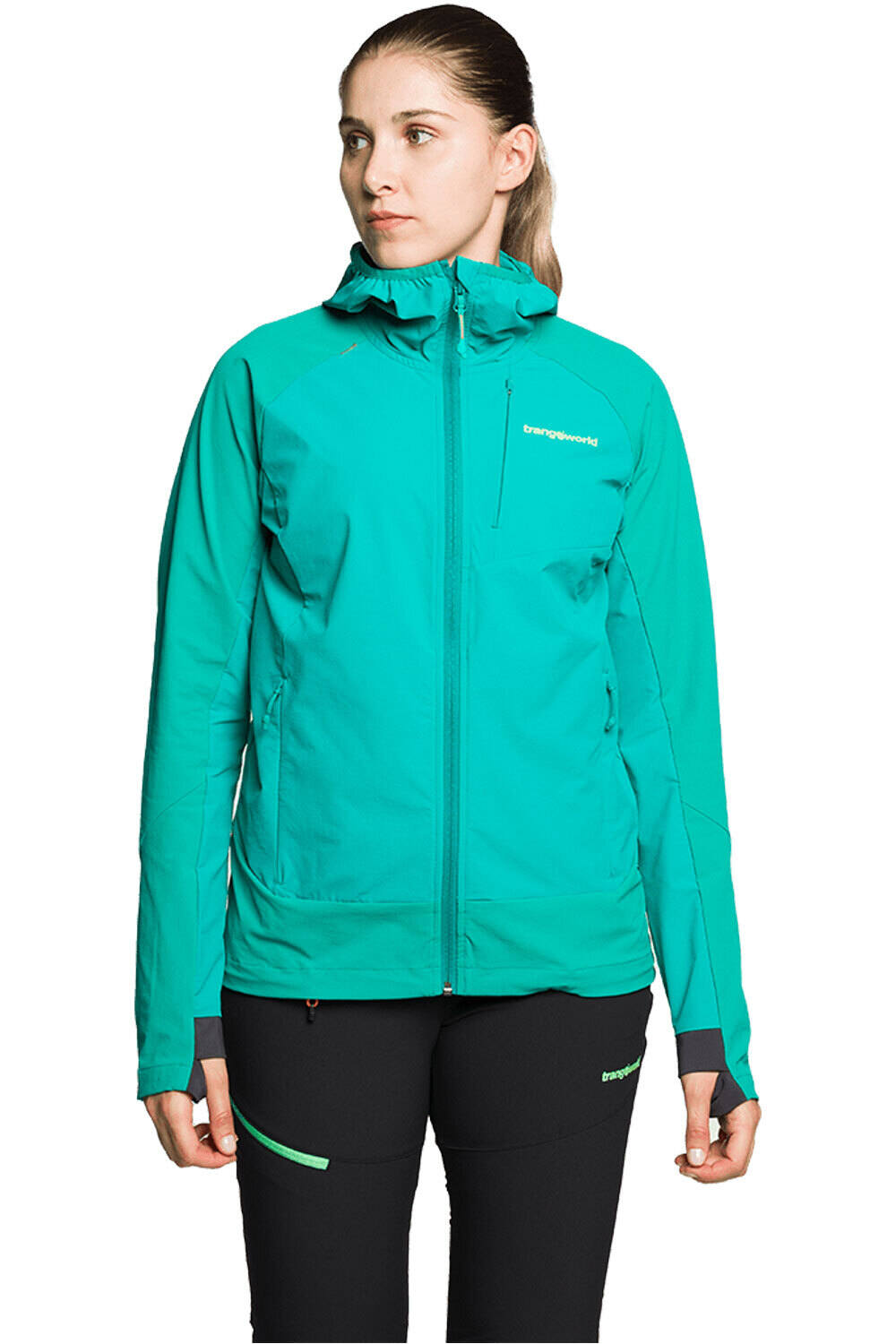 Caillich chaqueta outdoor mujer Verde (L)