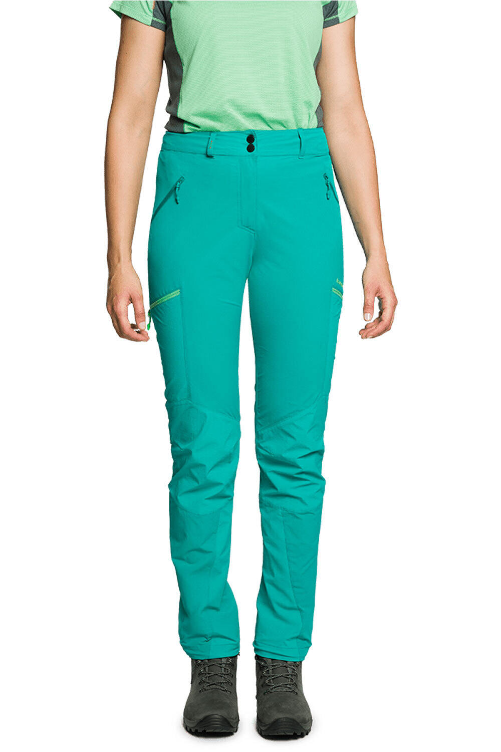 Malaren pantalón montaña mujer Verde (S)