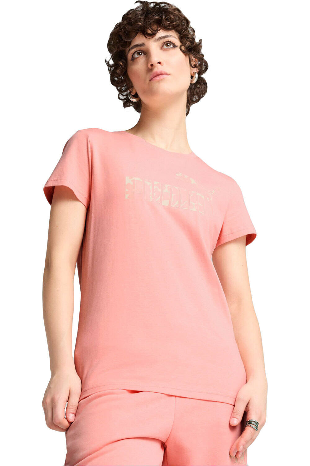 Essentials nature 20 camiseta manga corta mujer Rosa (XS)