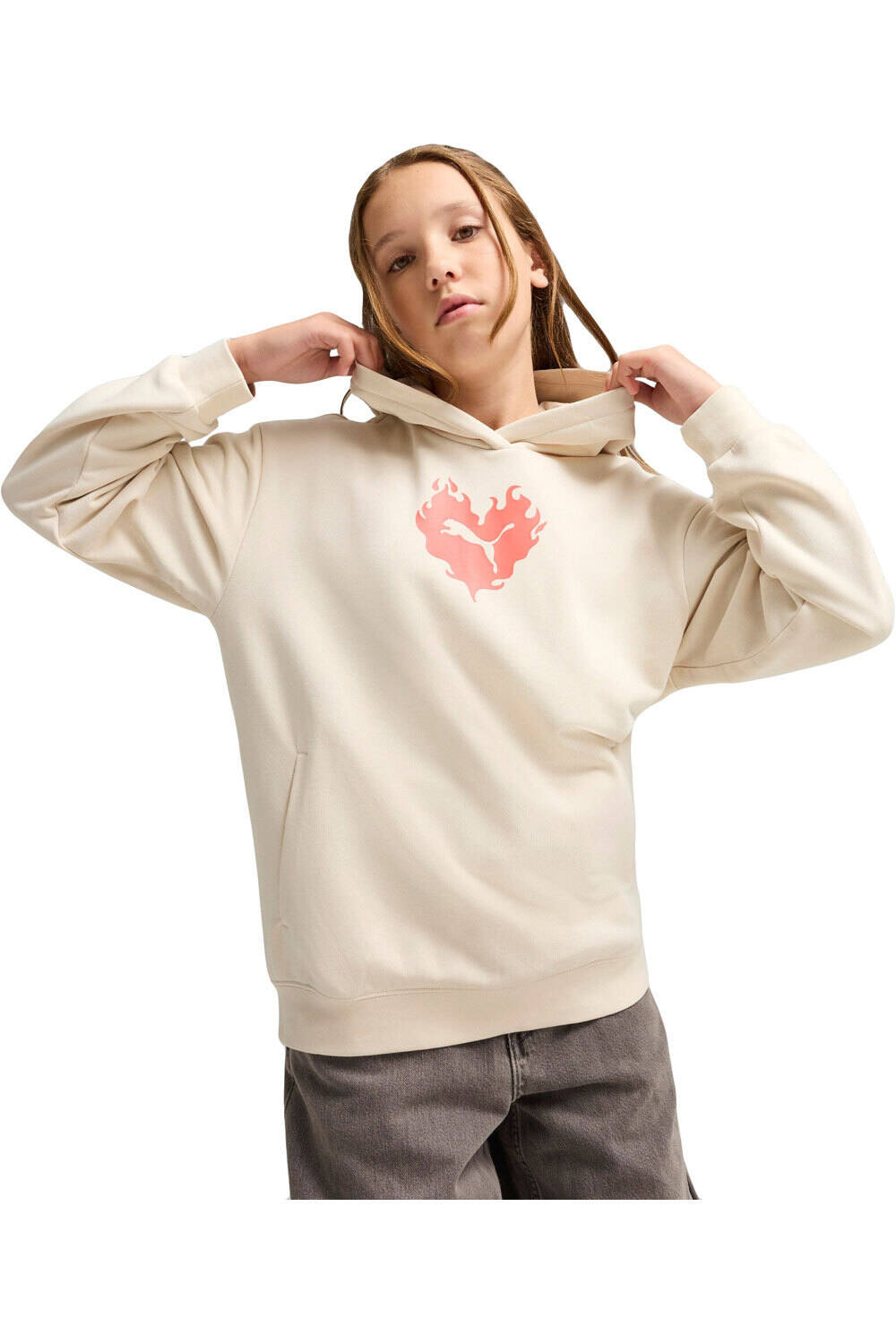 Puma flaming love sudadera niña