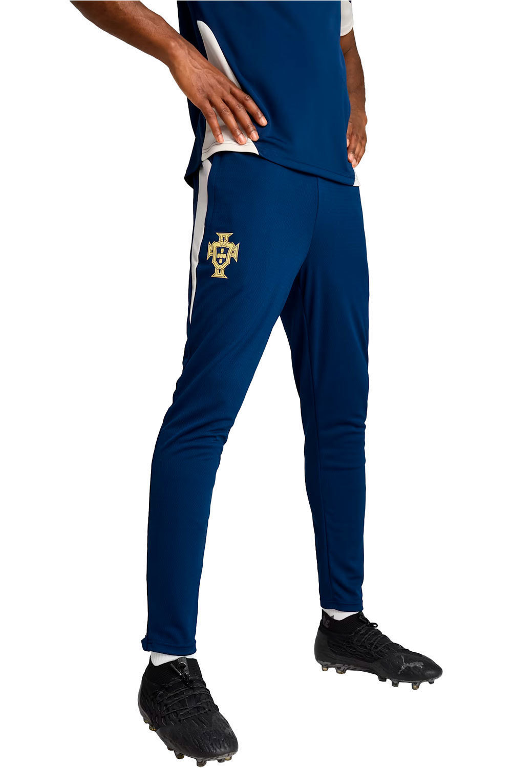 Portugal 25 entrenamiento pantalones futbol Azul (S)