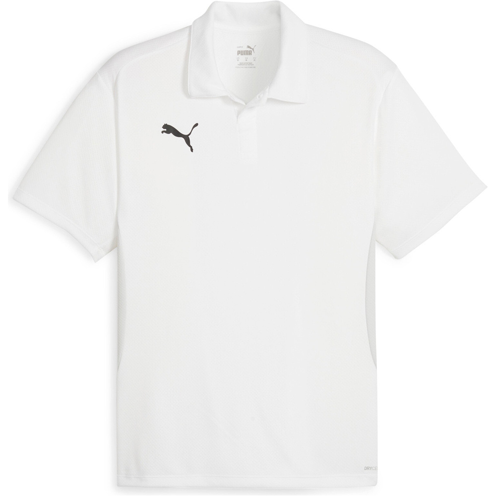 Puma individual padel polo tenis manga corta hombre