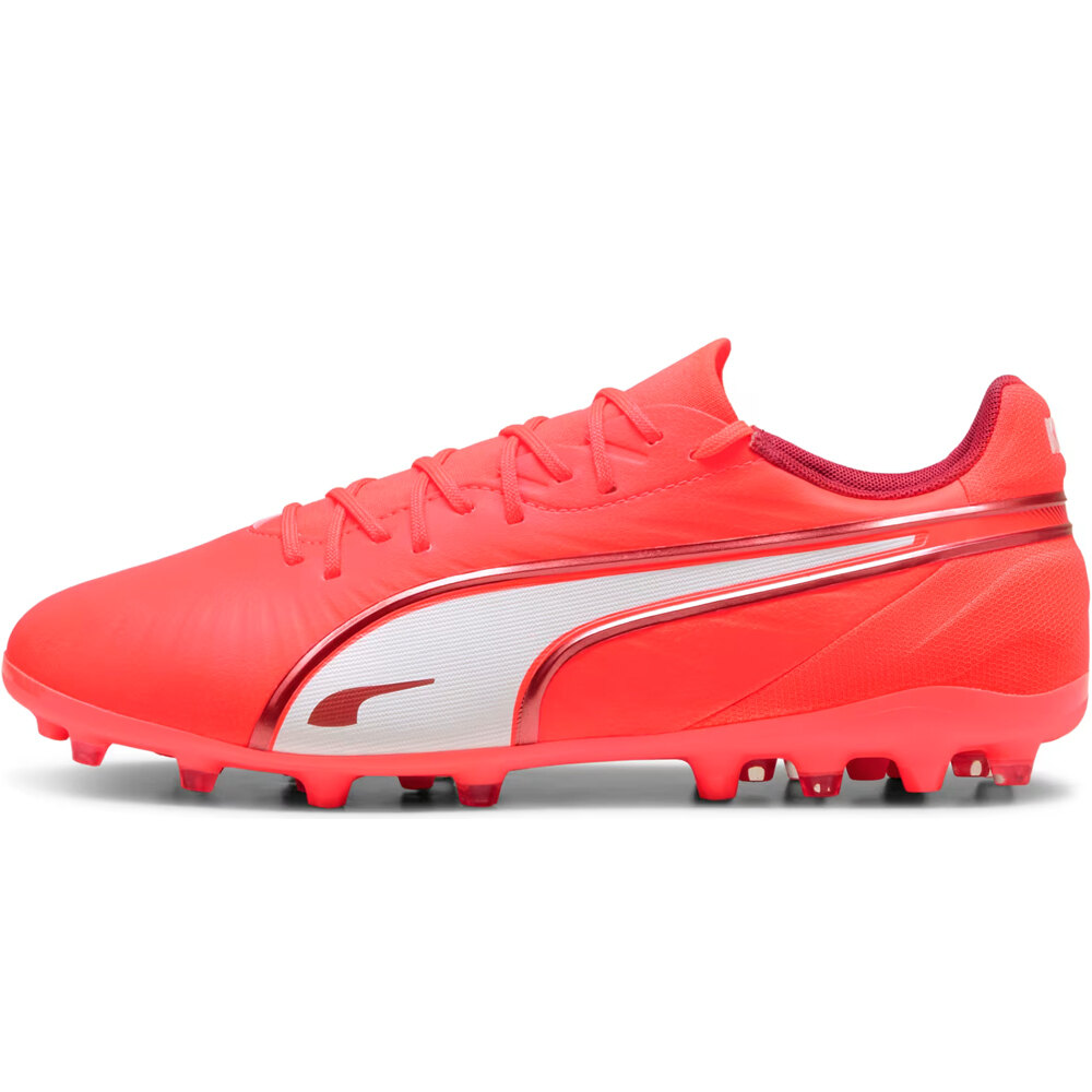 King match mg botas de futbol cesped artificial Rojo (42)