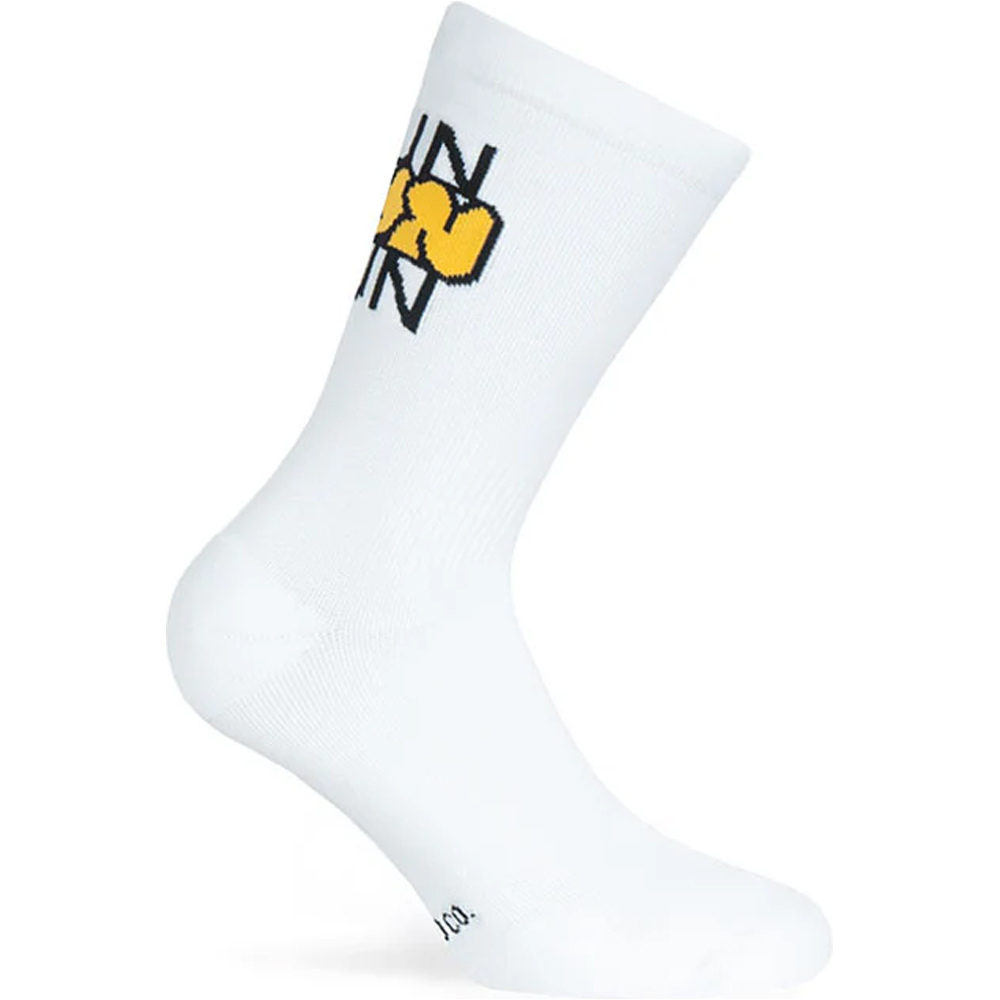 Run run calcetines running Blanco (L)
