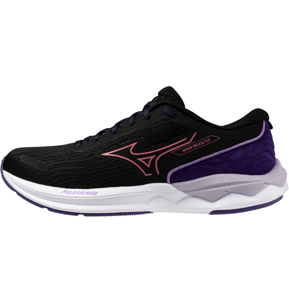 Wave revolt 3 zapatilla running mujer Negro (36)
