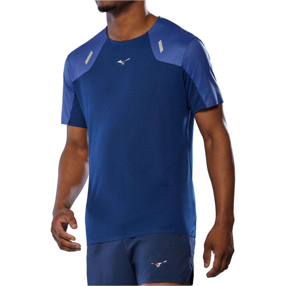 Tech light camiseta técnica manga corta hombre Azul (L)