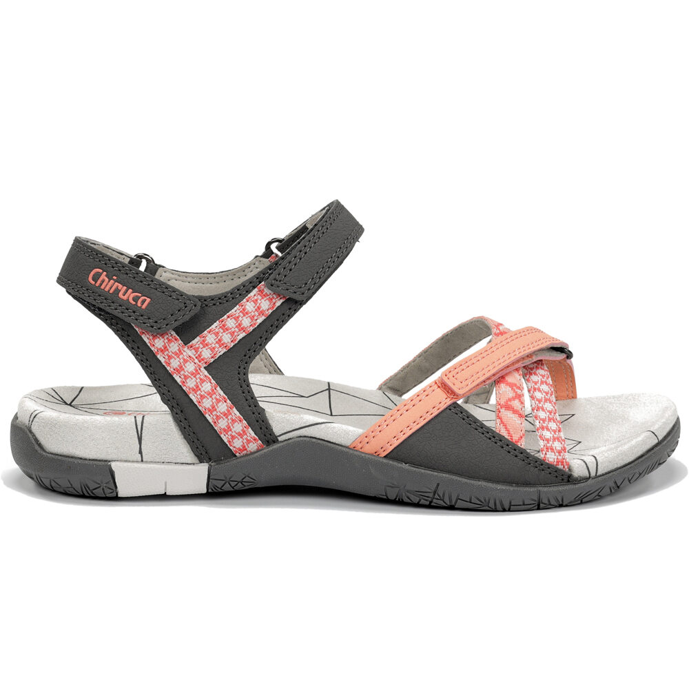 Valencia sandalias trekking mujer Gris (39)