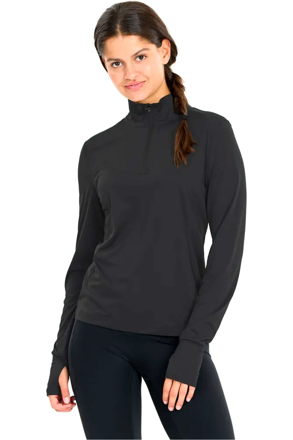 Chaba camiseta técnica manga larga mujer Negro (42)