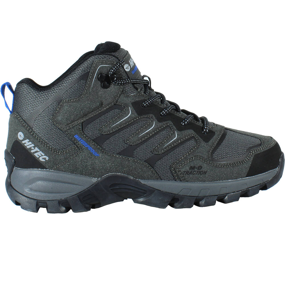 Cervus mid waterproof bota trekking hombre Gris (40)