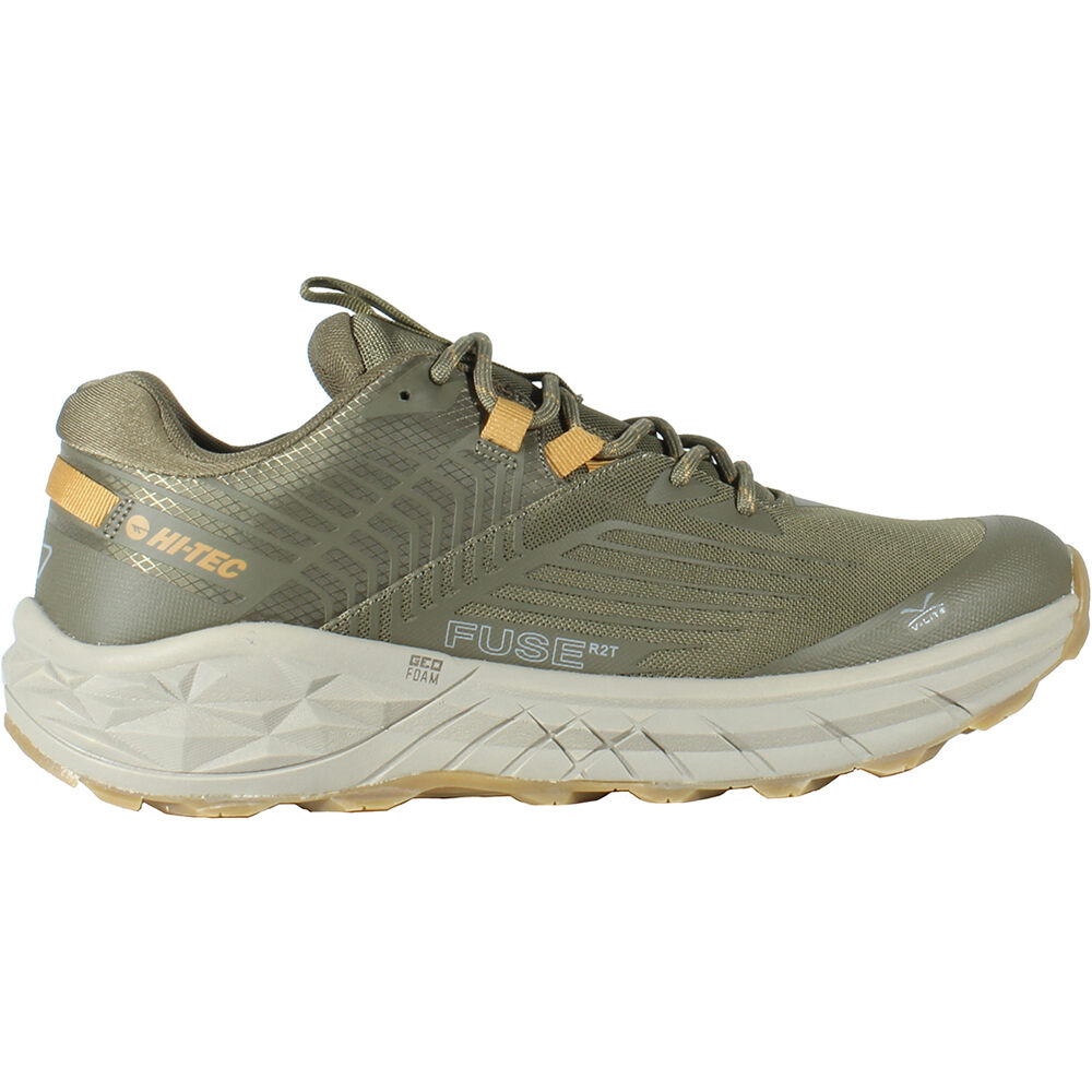 Fuse trail low zapatillas trail hombre Verde (40)