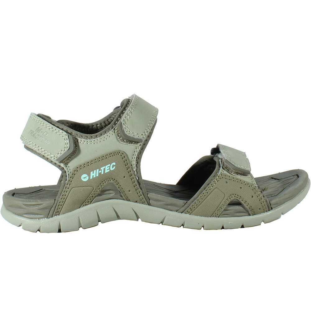 Ballale sandalias trekking mujer Gris (42)