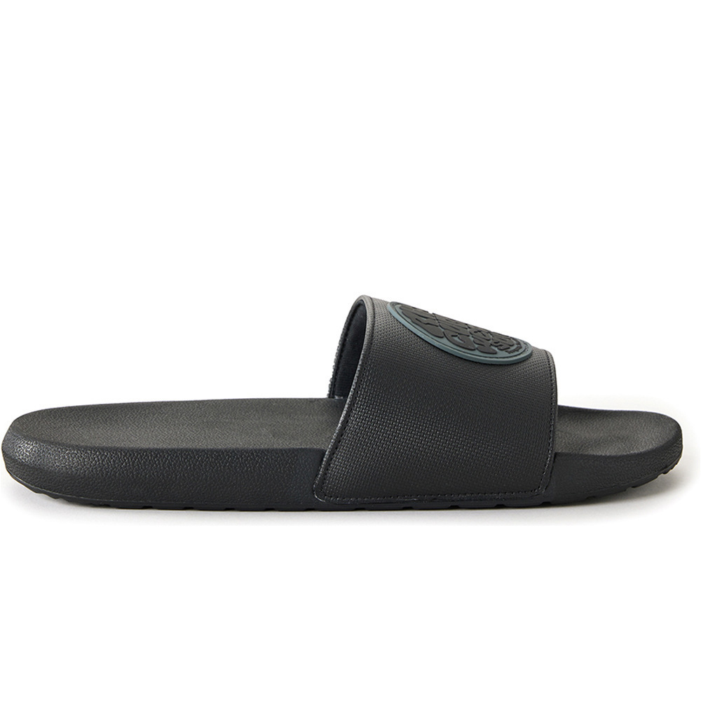Icons bloom slide chanclas hombre Negro (45)