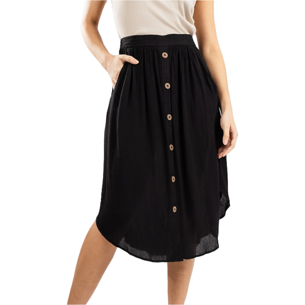 Classic surf faldas mujer Negro (XS)