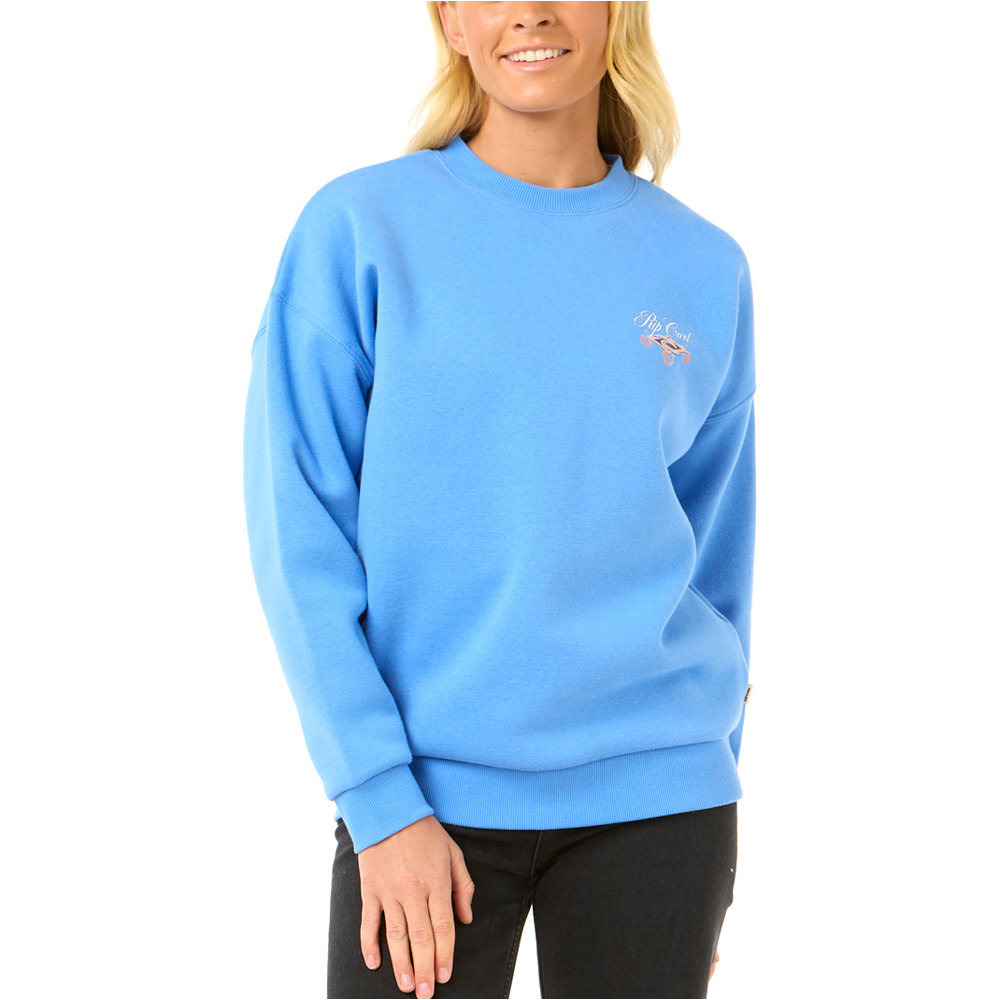 Hibiscus diamond heritage sudadera mujer Azul (S)