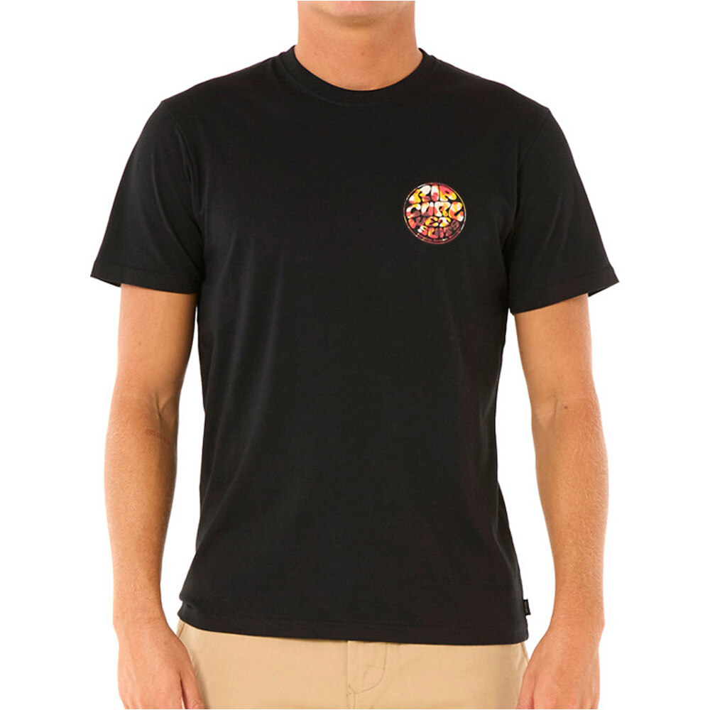 Wettie passage icon camiseta manga corta hombre Negro (M)
