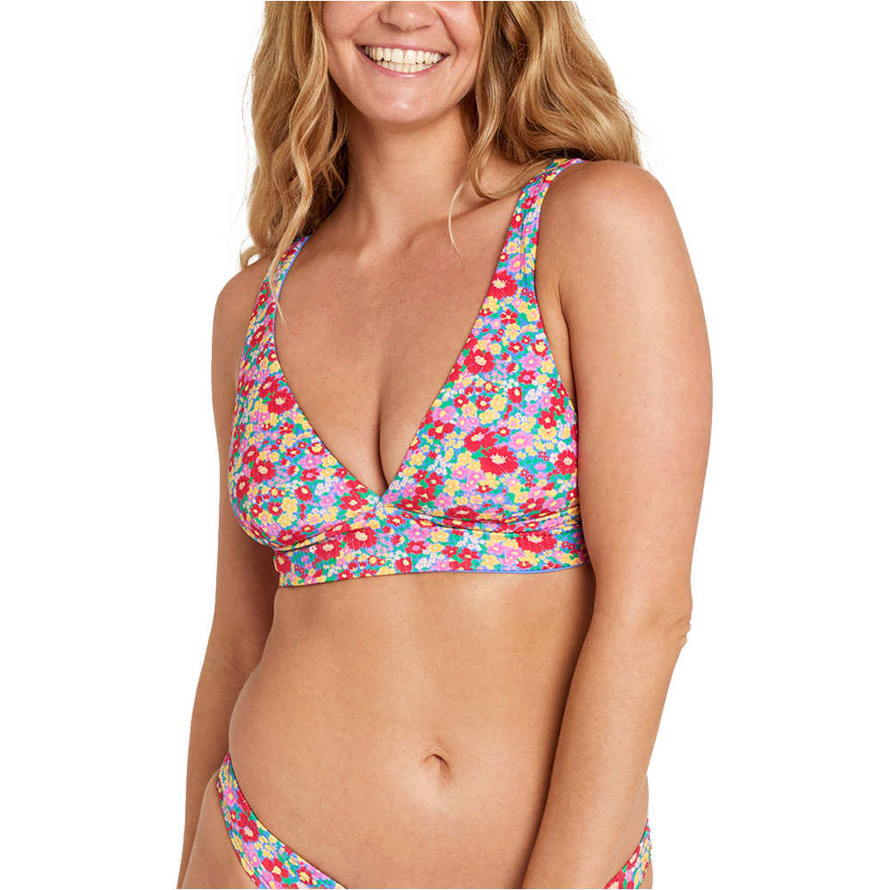 Rip Curl las flores revo parte de arriba bikini