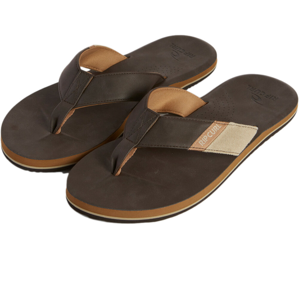 Oxford chanclas hombre Marron (45)