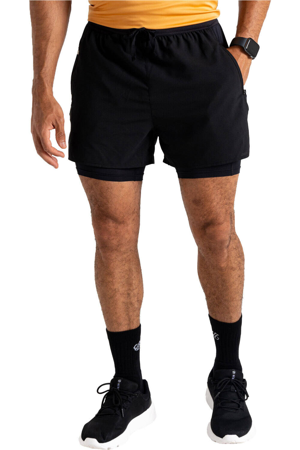 Movement ii pantalón corto montaña hombre Negro (XXXL)