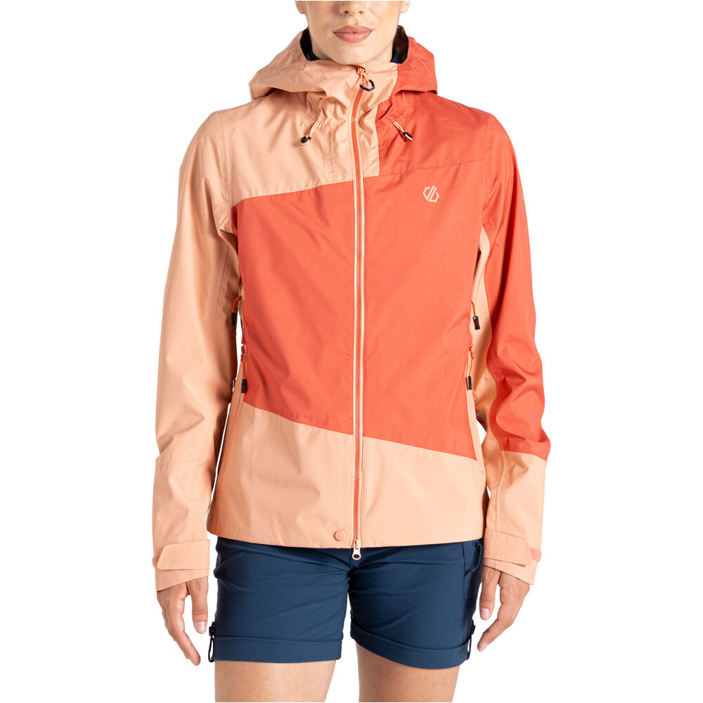 Nomadic ii chaqueta impermeable mujer Naranja (12)