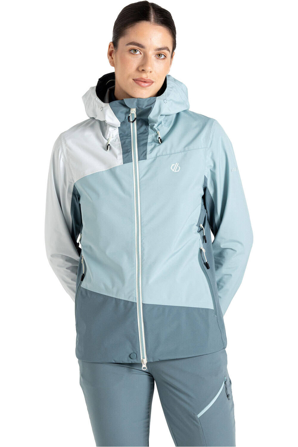 Nomadic ii chaqueta impermeable mujer Azul (10)