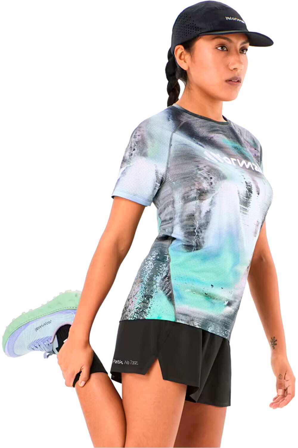 Race nature camiseta entrenamiento manga corta mujer (M)