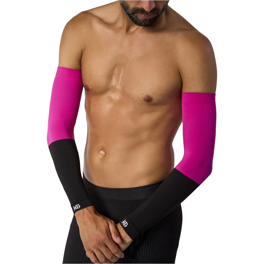 Hg-cipher compresive arm sleeve brazalete Negro (L)