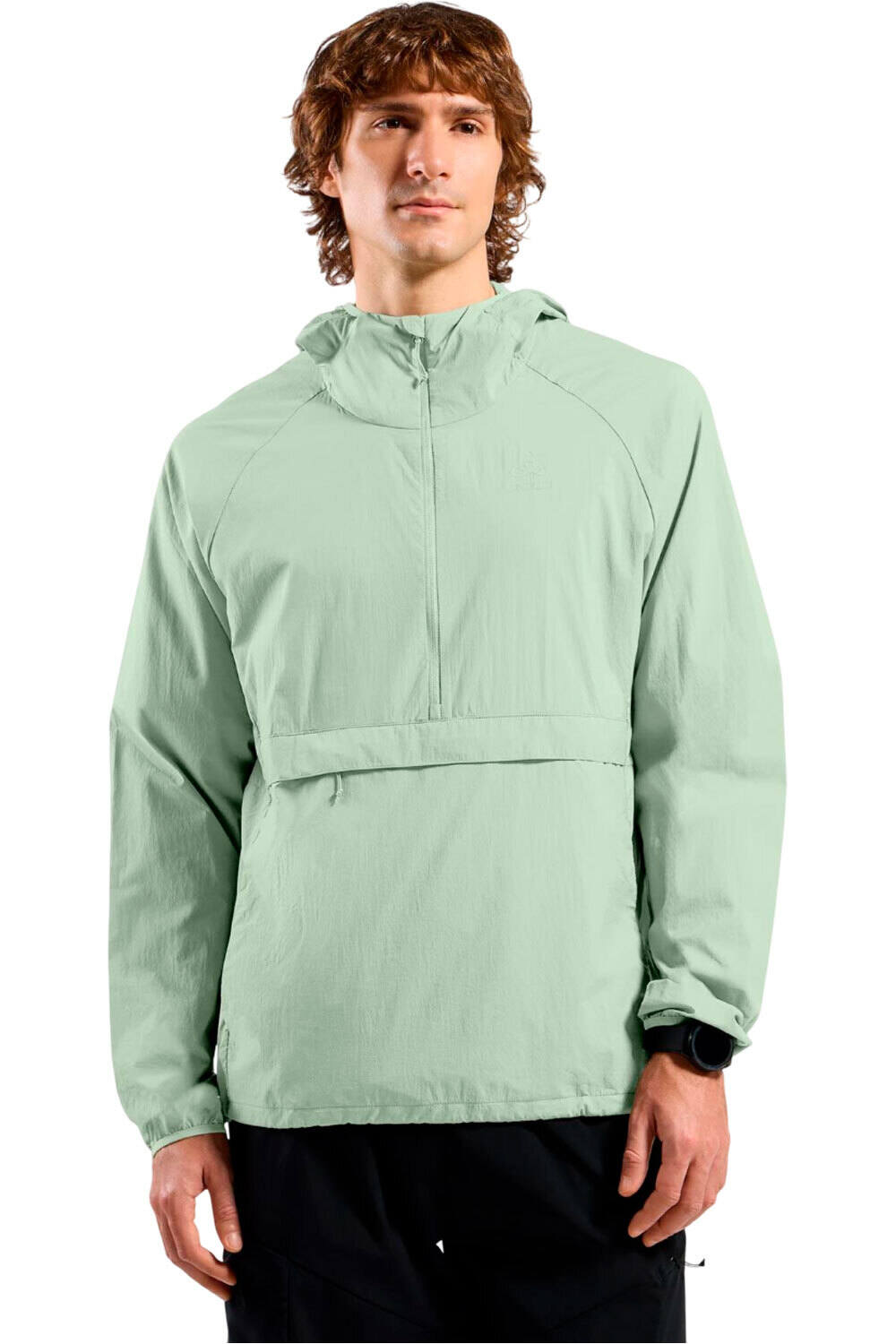 Essential windbreaker chaqueta softshell hombre Verde (L)