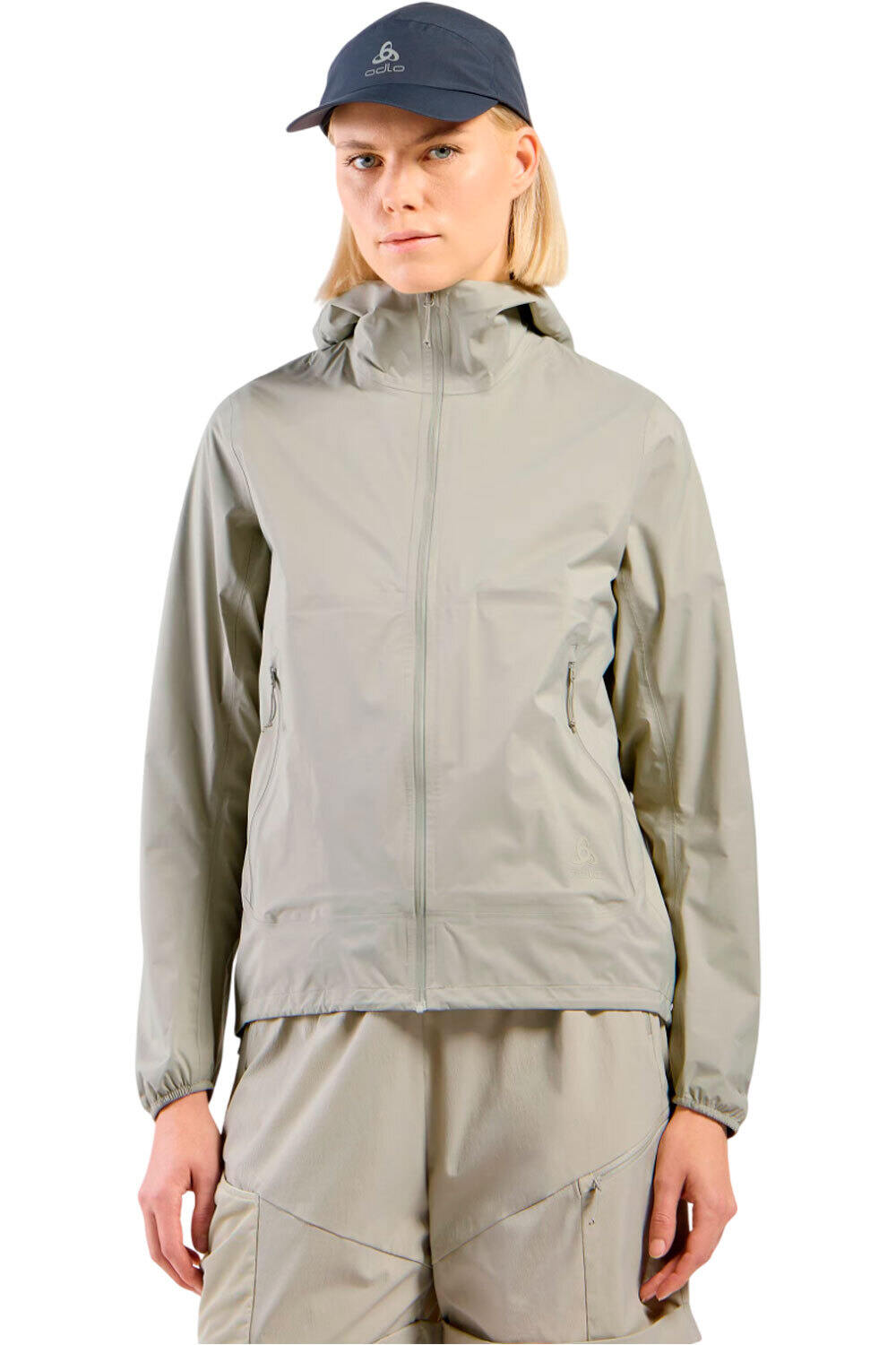 Essential 25l waterproof chaqueta impermeable mujer Gris (XL)
