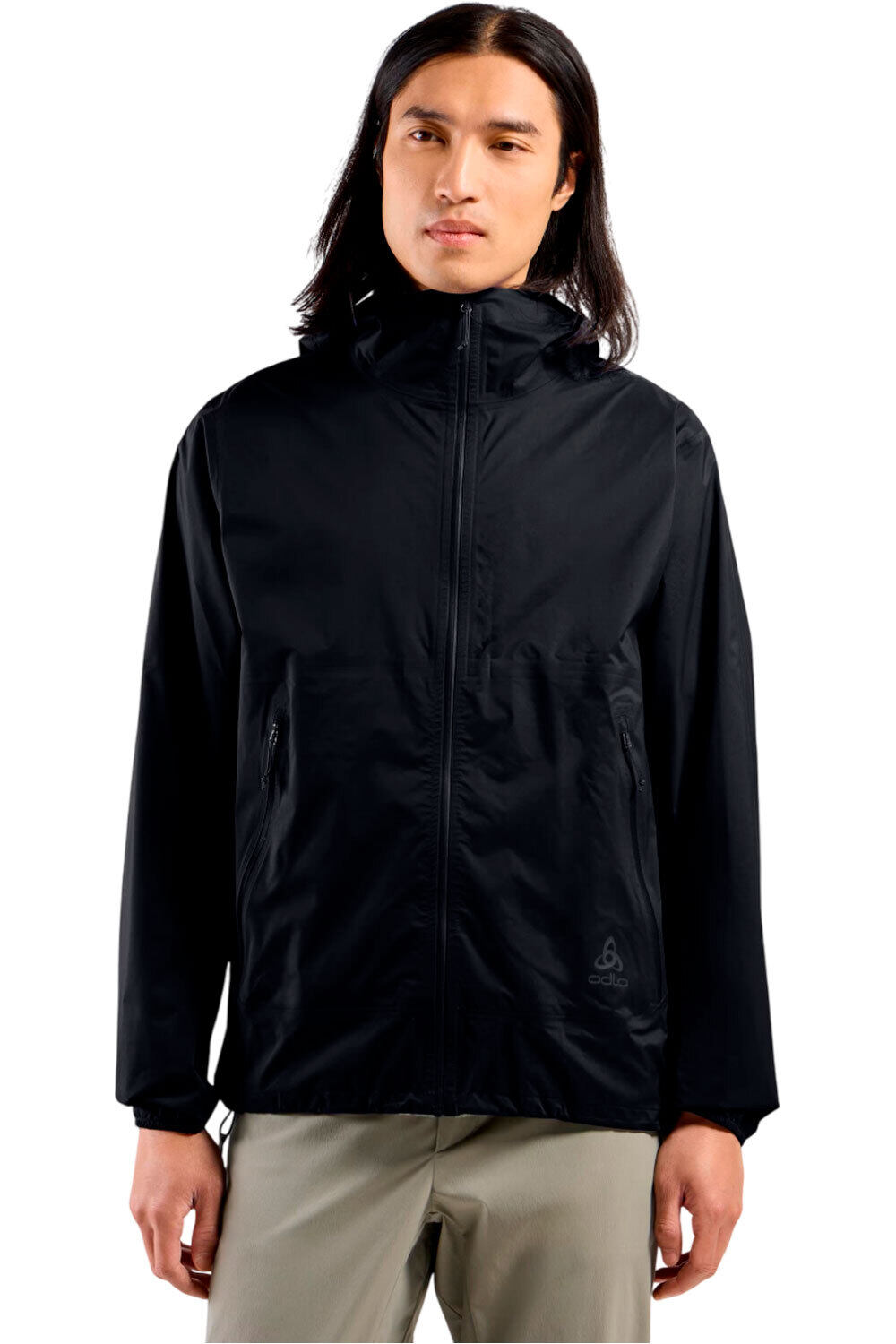 Essential 25l waterproof chaqueta impermeable hombre Negro (L)