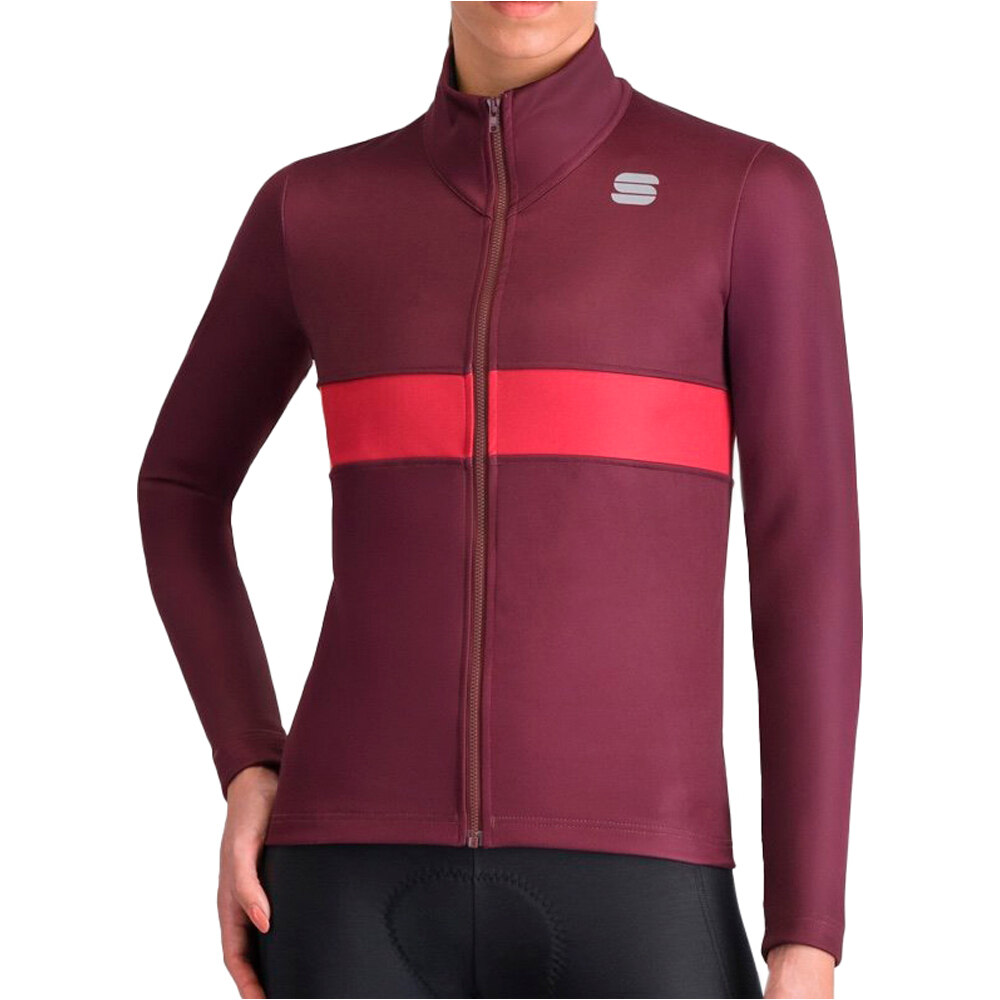 Neo 2 chaqueta ciclismo mujer Granate (L)