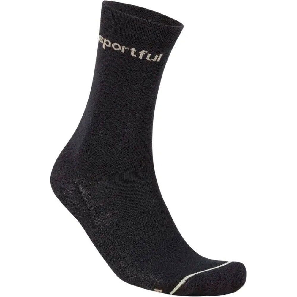 Classic merino calcetines ciclismo Negro (L)