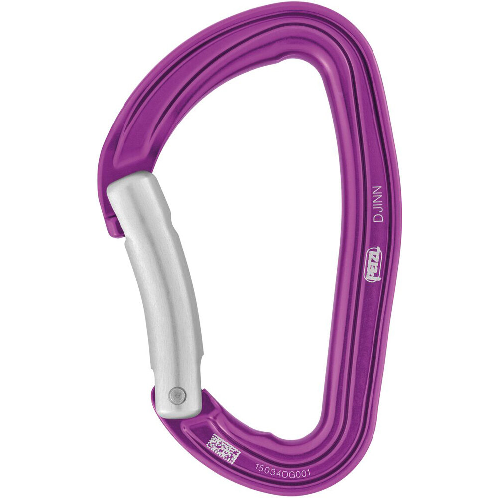 Petzl djinn curvo mosquetón escalada