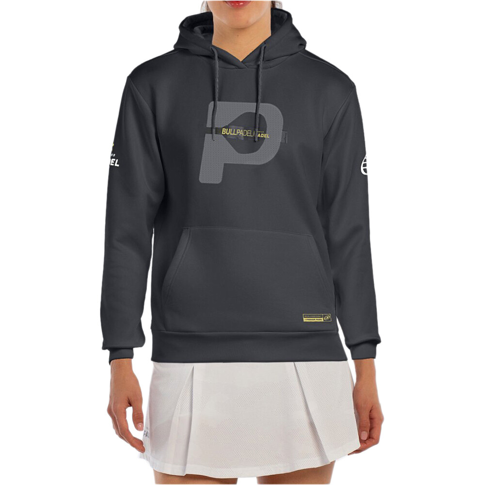 Aerea sudadera tenis mujer Negro (XL)