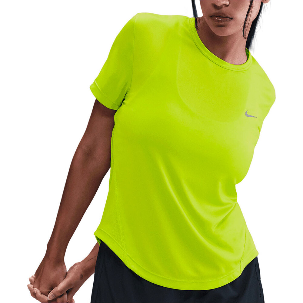 Dri-fit tempo camiseta entrenamiento manga corta mujer Lila (M)