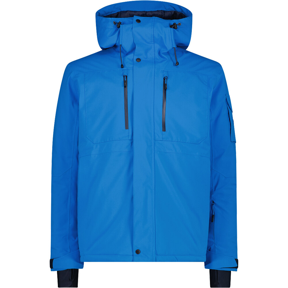 Man jacket fix hood chaqueta esquí hombre Azul (48)
