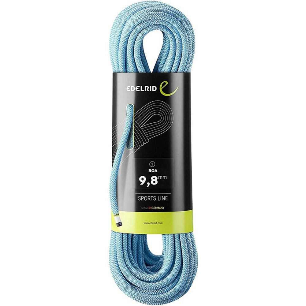 Boa 98 mm 70 m cuerda escalada Celeste (UNICA)