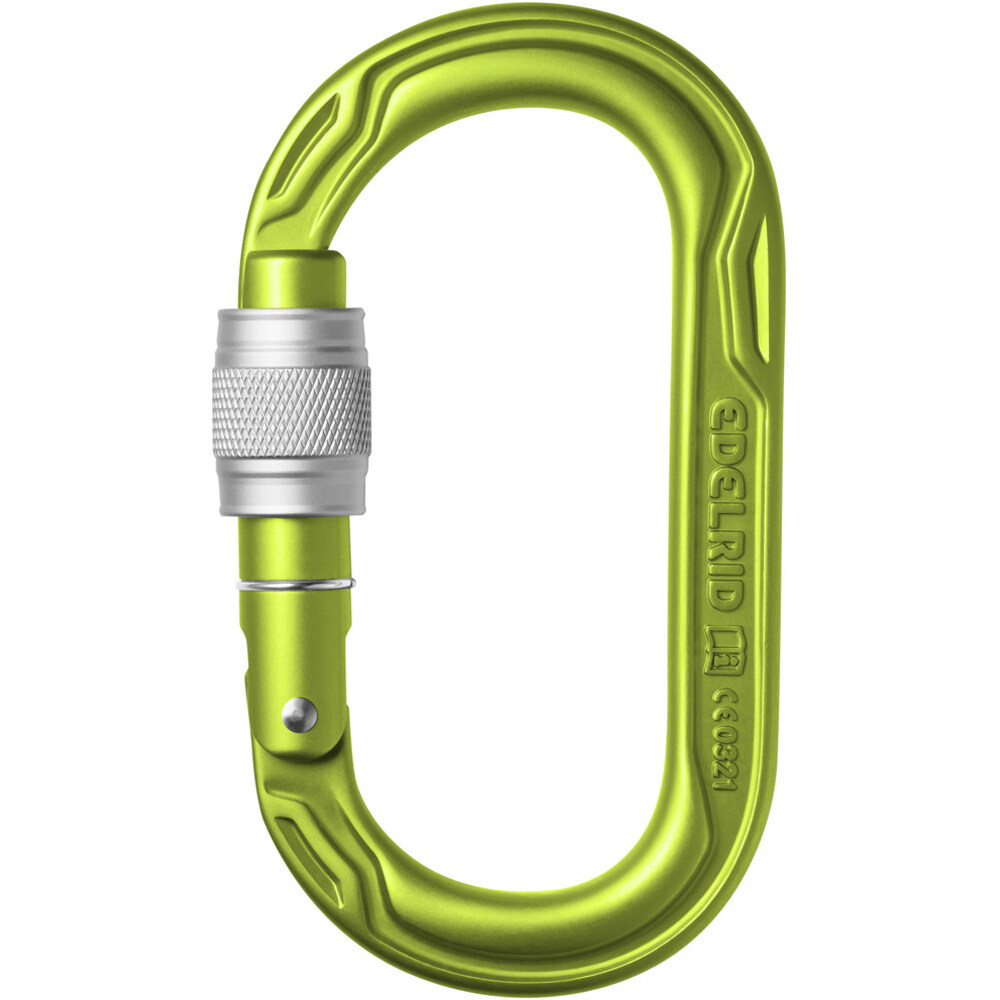 Edelrid oval power 2500 screw mosquetón seguridad